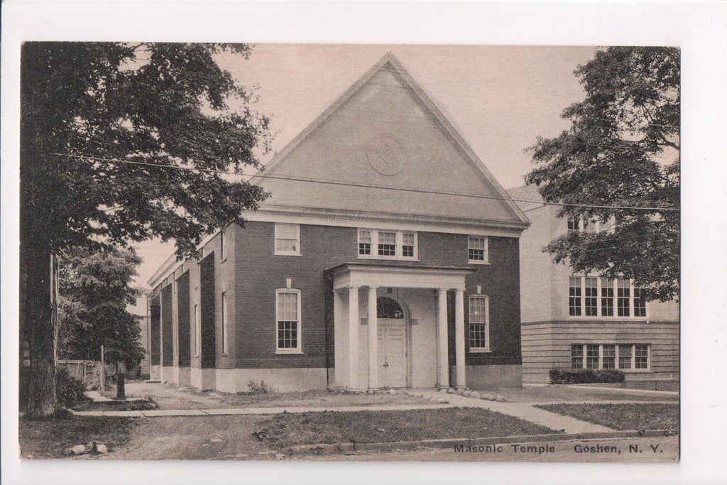 NY, GOSHEN - Masonic Temple (original SOLD) MB0626