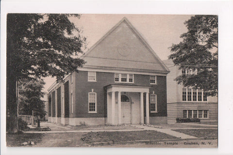 NY, GOSHEN - Masonic Temple (original SOLD) MB0626