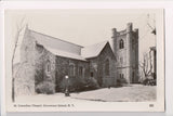 NY, GOVERNORS ISLAND - St Cornelius Chapel - RPPC postcard - MB0744