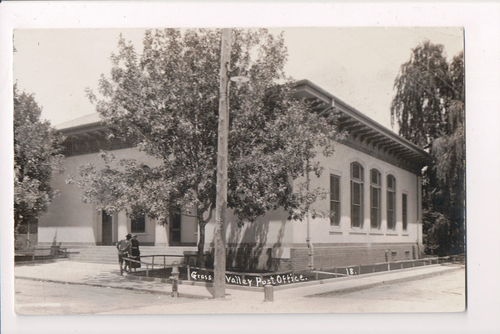 NY, GRASS VALLEY - Post Office, PO, RPPC postcard - A10052