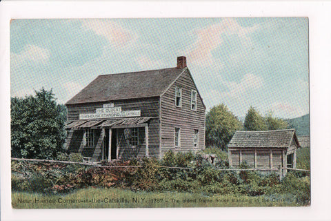 NY, Haines Corners in the Catskills - Oldest Frame house - D17186