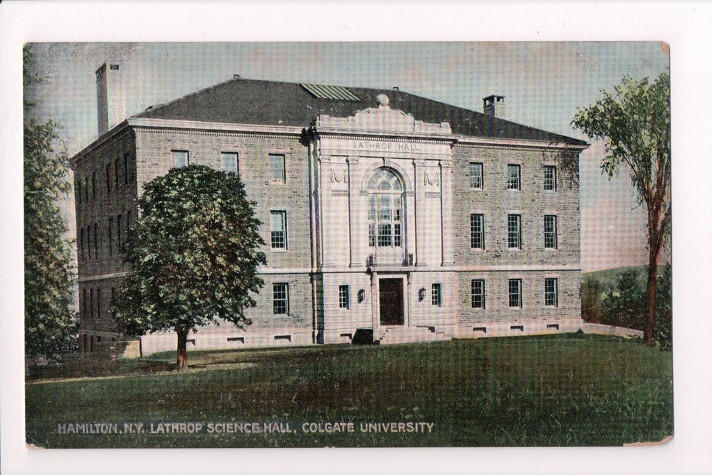 NY, HAMILTON - Colgate University, Lathrop Science Hall (original SOLD) D17055