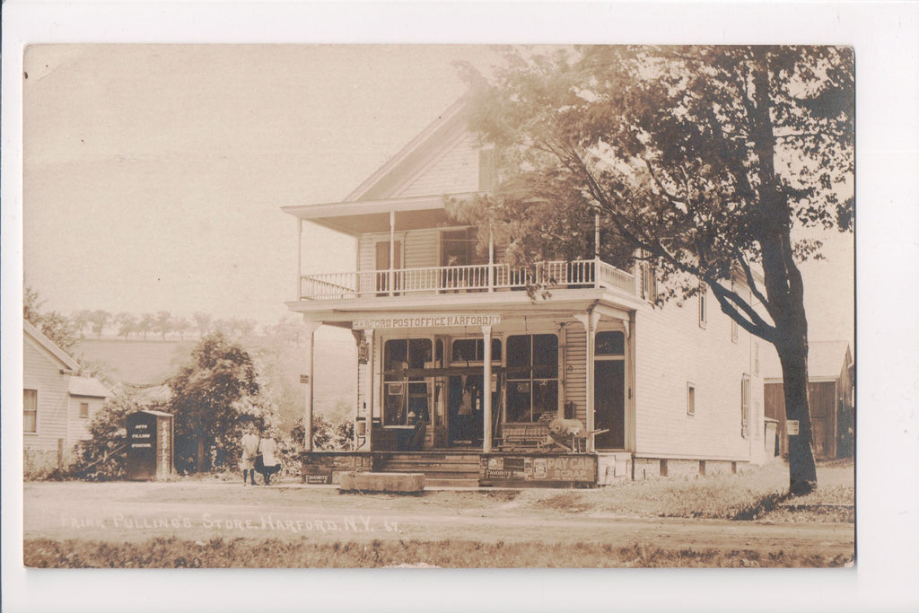 NY, Harford - Frink Pulling Store and Post Office - RPPC - B08235