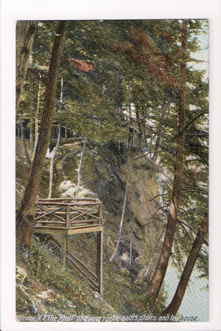 NY, Harmon - The Bluff - Tea House postcard - D17150