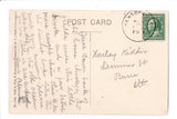 NY, HENSONVILLE - Lovers Retreat, couple on a rock - postcard - sw0245