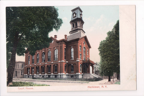 NY, Herkimer - Court House postcard - D17039
