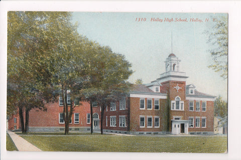 NY, Holley - Holley High School, @1911 A H Fisk postcard - D17158