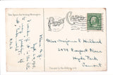 NY, Ithaca - Cornell University - Barnes Hall - @1910 vintage postcard - D05454