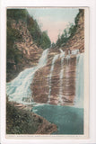 NY, Ithaca - Enfield Falls closeup postcard - B17248