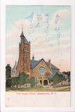 NY, Jamestown - First Baptist Church - @1909 postcard - D17126
