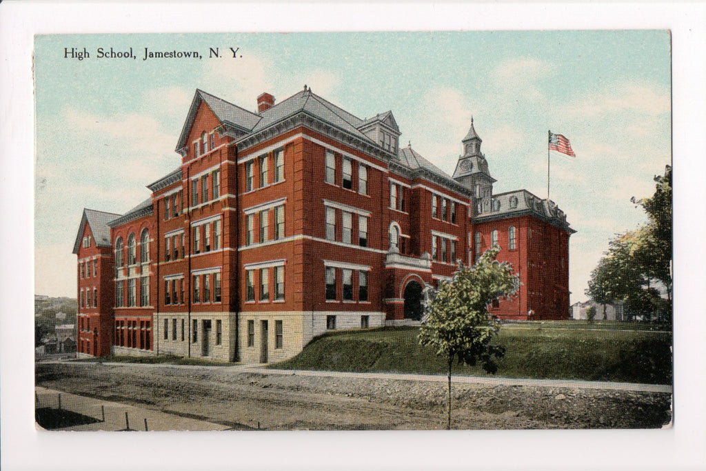 NY, JAMESTOWN - High School - Harry H Hamm card - D17049
