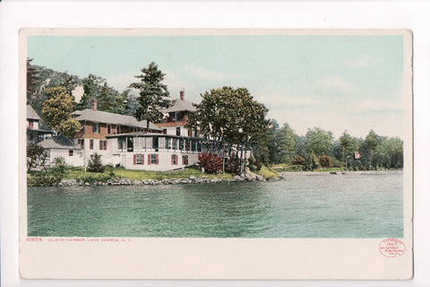 NY, LAKE GEORGE - Island Harbour postcard - B17051