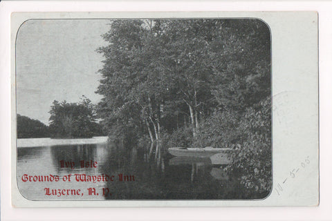 NY, Luzerne - Wayside Inn Grounds, Ivy Isle - @1905 postcard - w03413