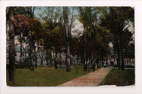 NY, MALONE - Second Street Park, @1915 T T Buttrick (original SOLD) C-0059