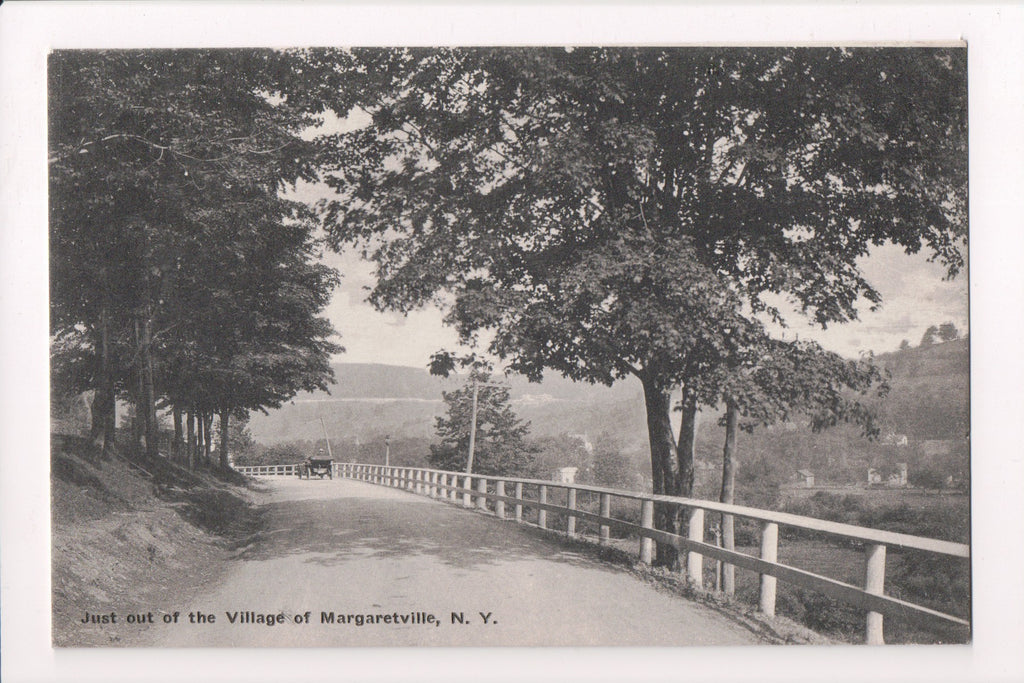 NY, MARGARETVILLE - Road view, just out of the village (original SOLD) D17194