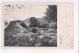 NY, Meadowdale - Indian Ladder Road, Hanging Rocks - w02872