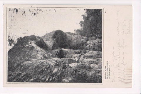 NY, MEADOWDALE - Indian Ladder Road, Hanging Rocks - w02872