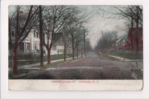 NY, MT VERNON - Primrose Ave street scene - B08237