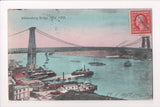 NY, NEW YORK CITY - Williamsburg Bridge, E Schloss and Co sign - 700021