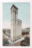 NY, NEW YORK CITY - Times Building, RED TOP RYE, WILSON HIGH BALL signs - CP0594