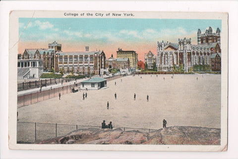 NY, NEW YORK CITY - College of the City, buildings and fields - w01347