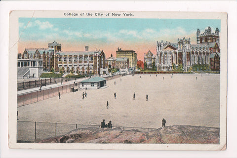 NY, New York City - College of the City, buildings and fields - w01347
