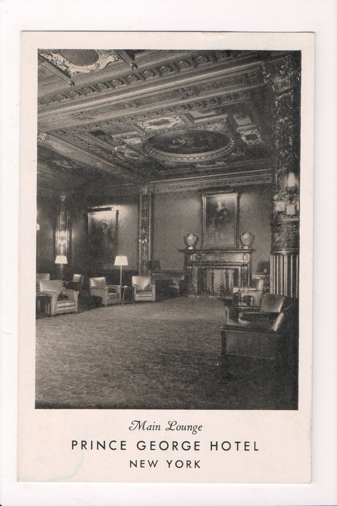 NY, NEW YORK CITY - Prince George Hotel - Main Lounge - w04987