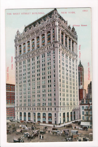 NY, New York City - West Street Building, with others titled - CP0702