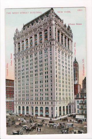 NY, NEW YORK CITY - West Street Building, with others titled - CP0702