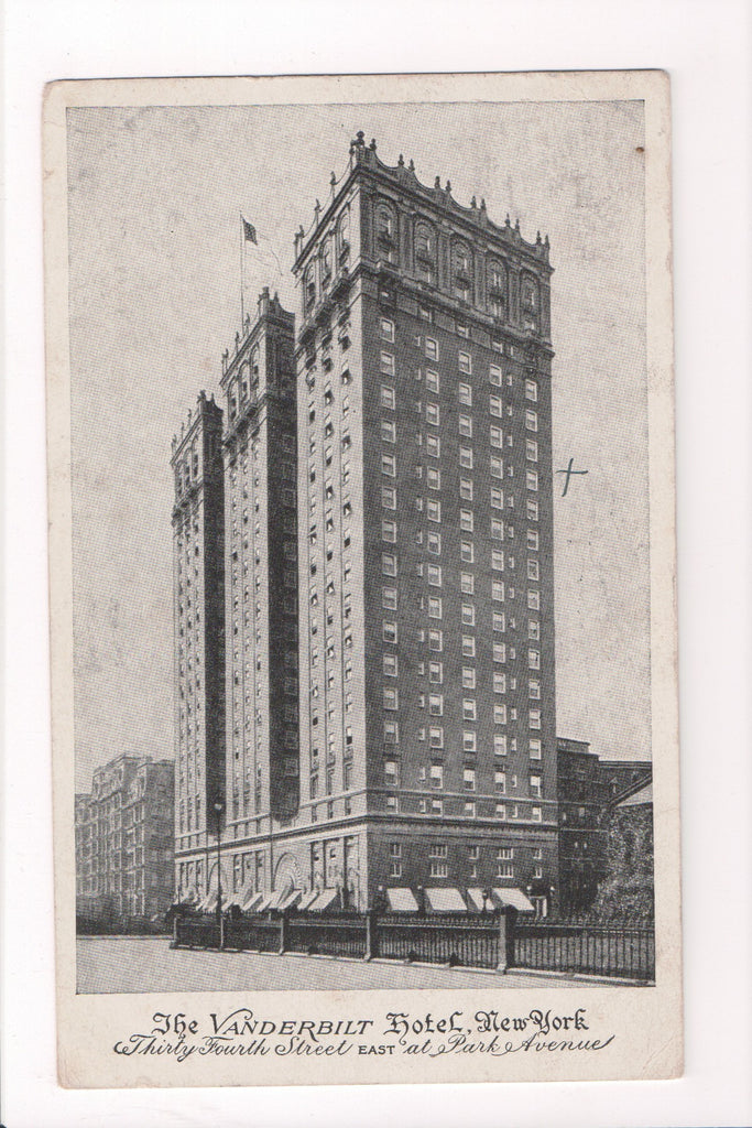 NY, NEW YORK CITY - Vanderbilt Hotel - 34th and Park Ave - CP0703