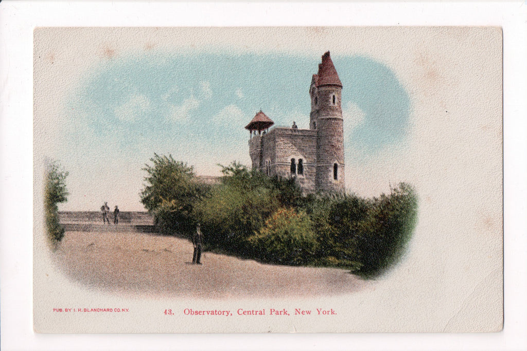 NY, NEW YORK CITY - Central Park, Observatory postcard - CP0612