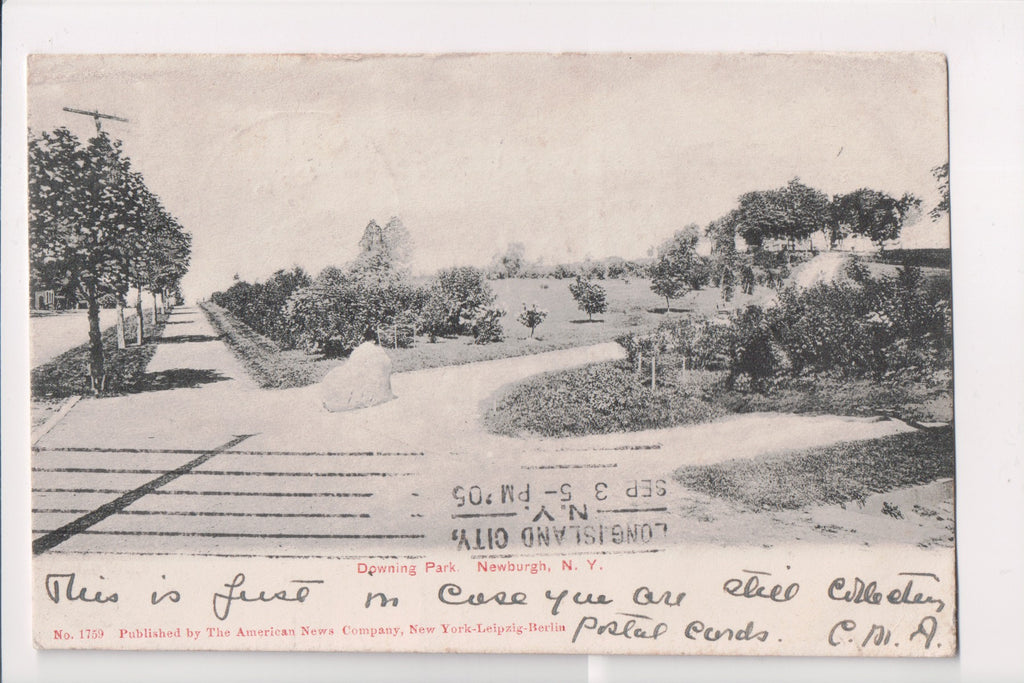 NY, NEWBURGH - Downing Park - w01212