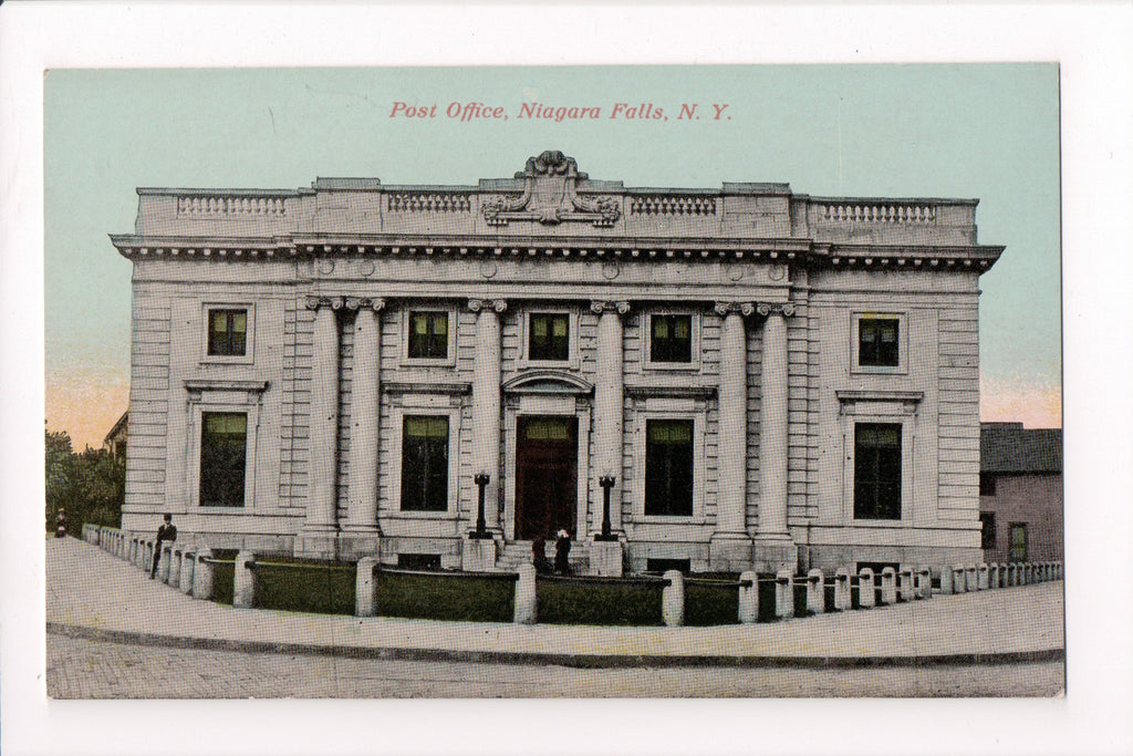 NY, NIAGARA FALLS - Post Office - closeup postcard - B11164