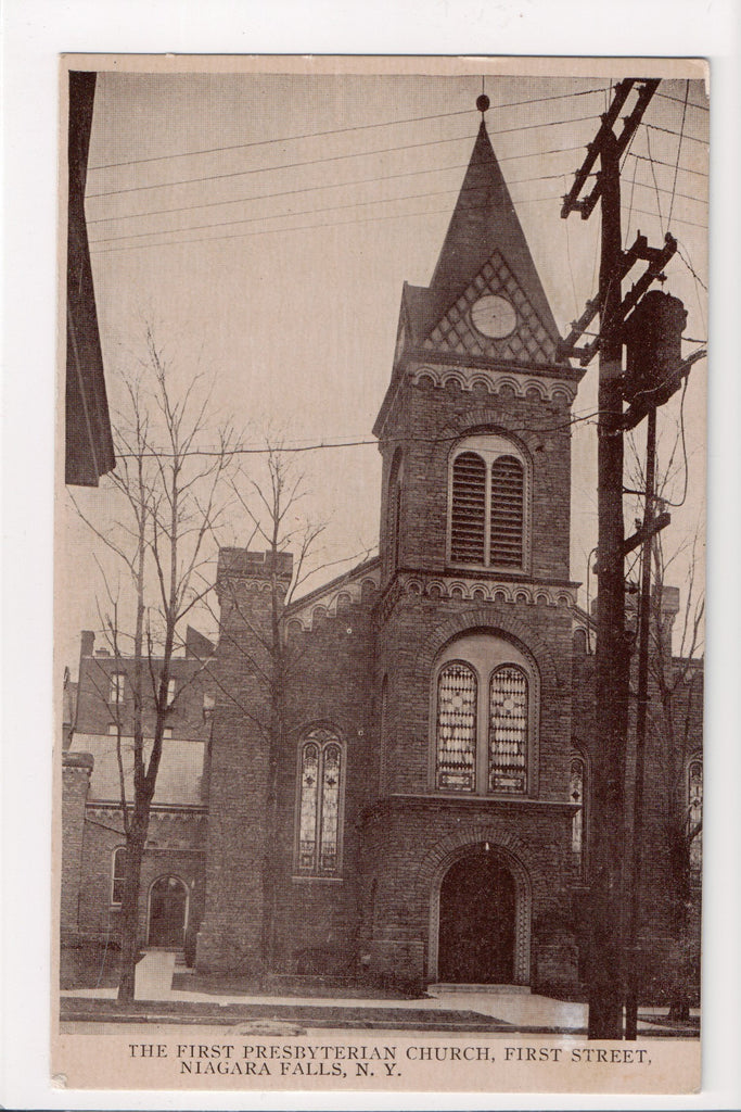 NY, NIAGARA FALLS - First Presbyterian Church (original SOLD) B11171
