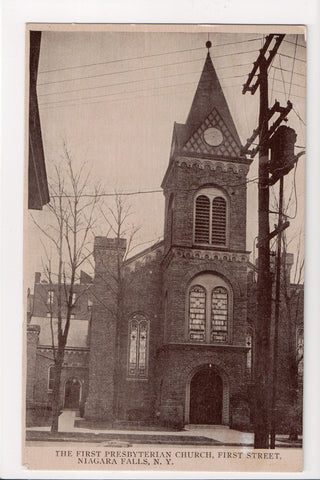 NY, Niagara Falls - First Presbyterian Church - B11171