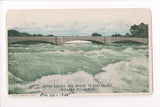 NY, NIAGARA FALLS - Bridge to Goat Island, Upper Rapids (original SOLD) w01036