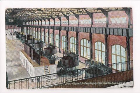 NY, NIAGARA FALLS - Niagara Falls Power Co Power House No 1 interior (original SOLD) sw0305