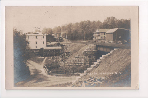 NY, NINEVEH JUNCTION - RPPC construction, train, underpass - H15059