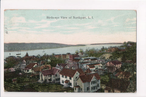 NY, NORTHPORT - Birds Eye view (original SOLD) - B10023