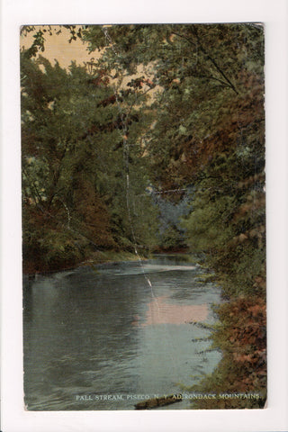 NY, Piseco - Fall Stream Adirondack Mountains - Z17072 - postcard **DAMAGED / AS