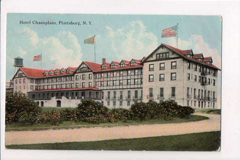 NY, PLATTSBURG - Hotel Champlain postcard - w03518