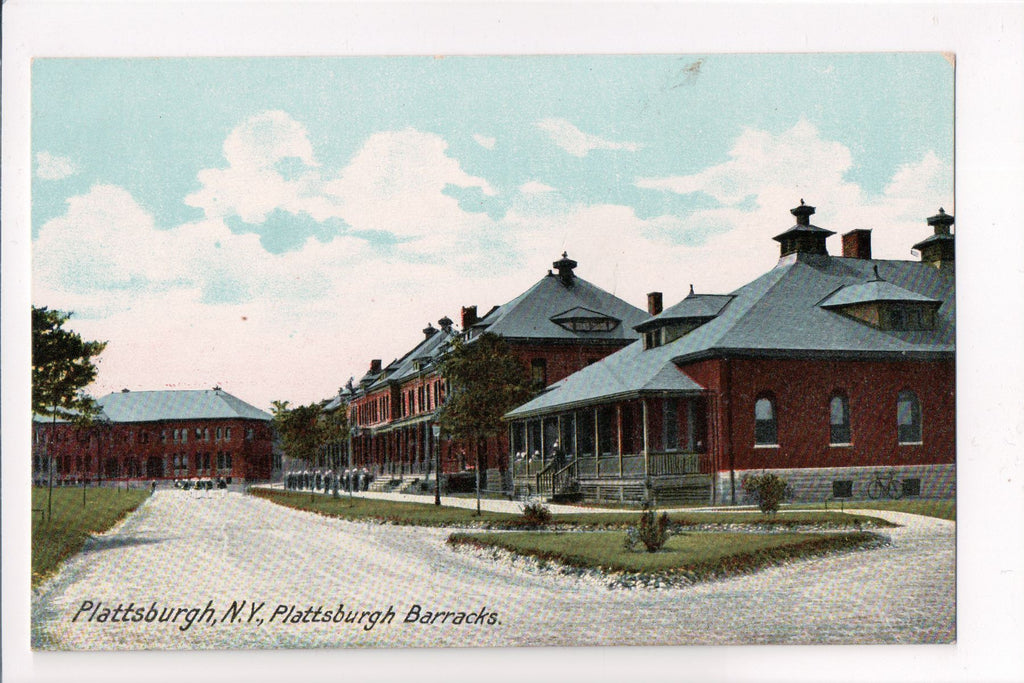 NY, Plattsburgh - Barracks postcard - CR0649