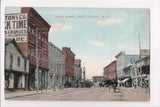 NY, Port Jervis - Front St - Temme postcard - D08115