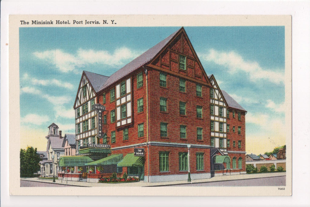 NY, PORT JERVIS - Minisink Hotel, Restaurant, Tap Room - w03520