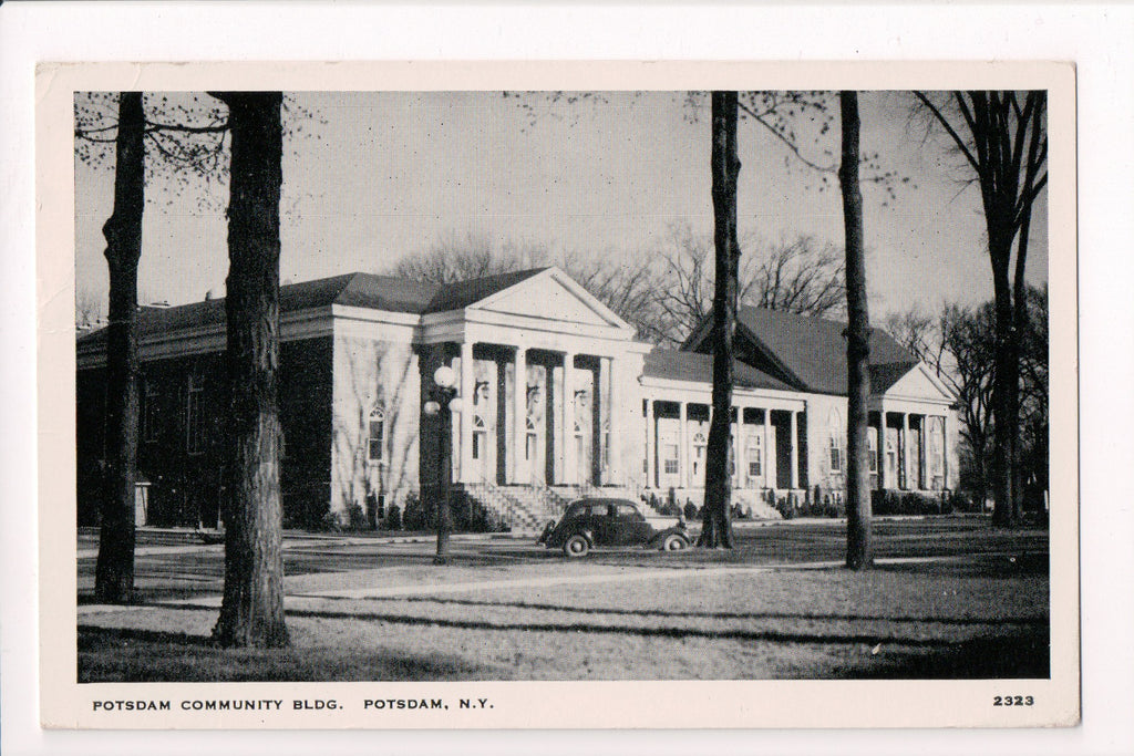 NY, POTSDAM - Community Building, @1939 postcard - w01161