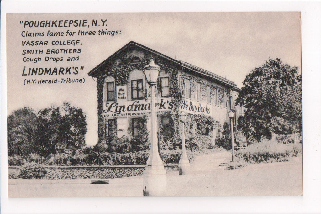 NY, Poughkeepsie - Lindmarks postcard - EP0170