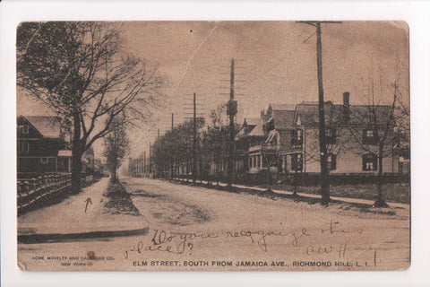 NY, RICHMOND HILL - Elm Street, Long Island (original SOLD) - B17010