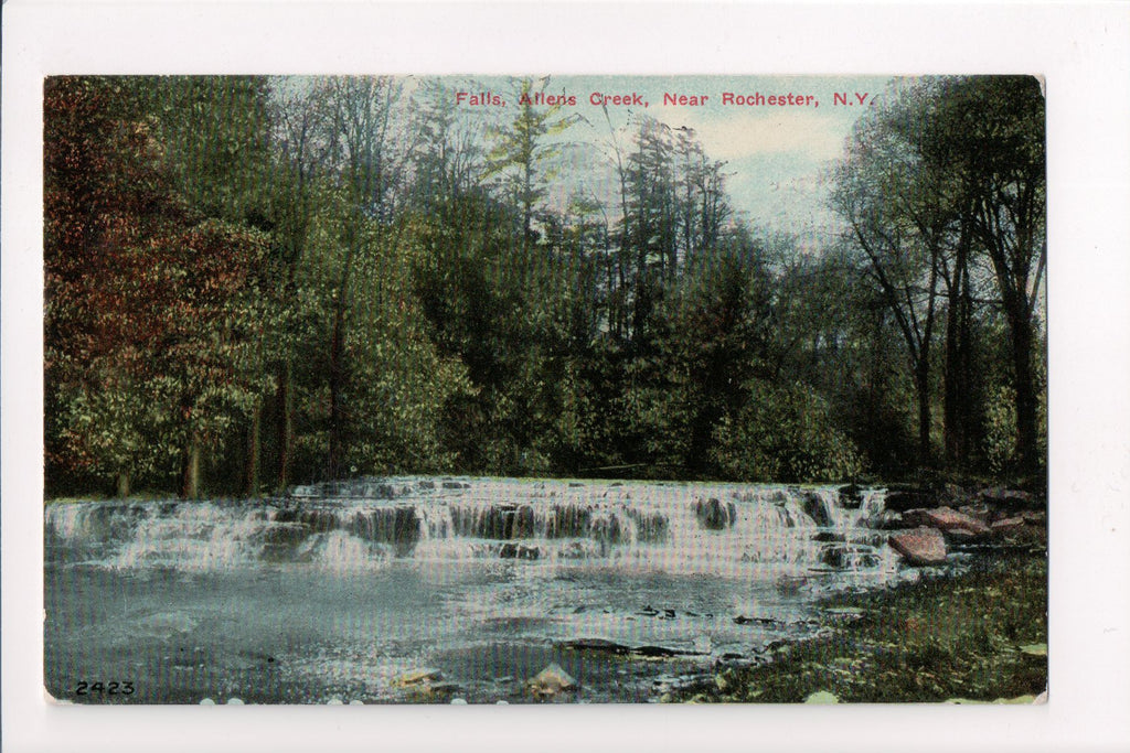 NY, Rochester - Allens Creek, Falls postcard - B06118