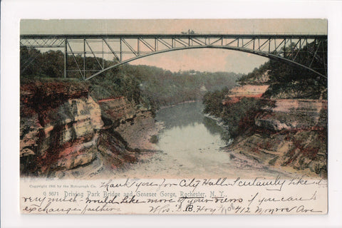 NY, ROCHESTER - Driving Park Bridge, Genesee Gorge - B08218