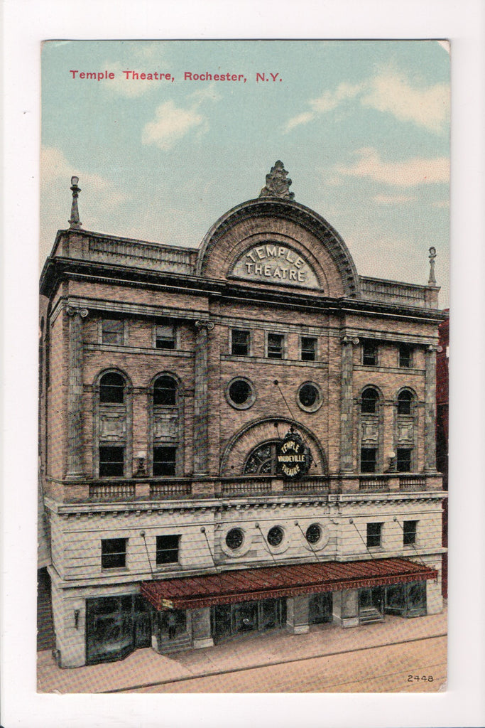 NY, ROCHESTER - Temple Theatre (Vaudeville) postcard - CP0691